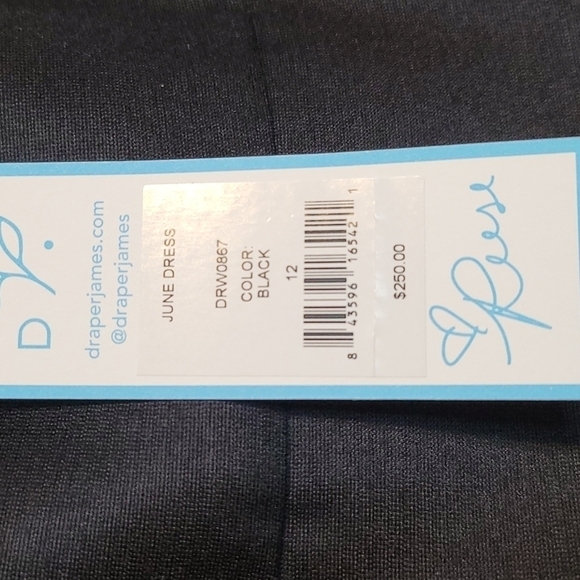 DRAPER James Black Silk Blend June Dress - Picture 13 of 16